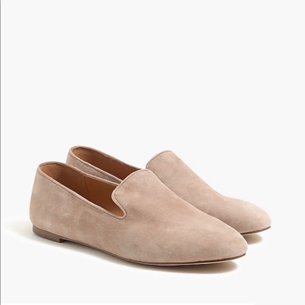 J.Crew Suede Smoking Loafers